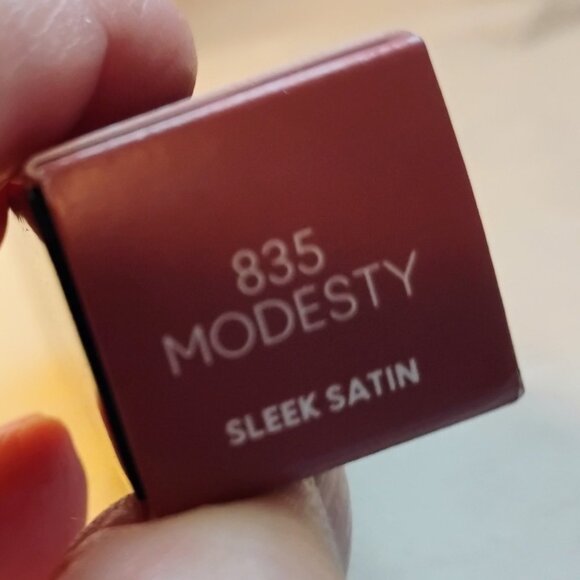 MAC MACximal Sleek Satin 'Modesty' Lipstick-NWT-Full Size - Picture 4 of 4